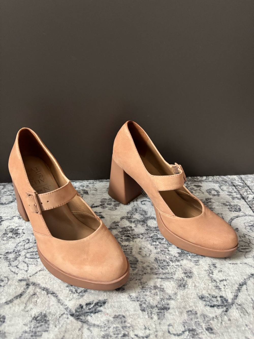 Naturalizer Gen N Spark Mary Jane Block Heel Pumps